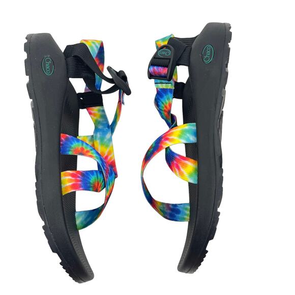 Chaco Z/1 Classic Tie Dye Sandals Adjustable Z Strap Men Size 13 - Picture 5 of 10
